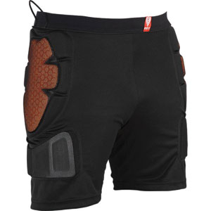 Red Total Impact Short Padded base layer shorts