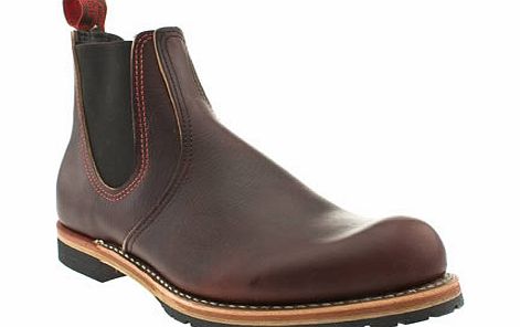red wing Dark Brown Chelsea Boots