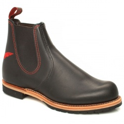 Red Wing Male Chelsea Leather Upper Casual in Black