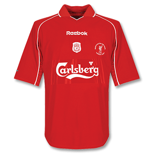 Reebok 00-02 Liverpool Home Shirt   Worthington Cup Final Embroidery - Boys