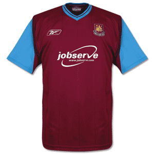 03-05 West Ham Home shirt