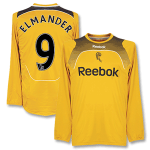 Reebok 08-09 Bolton Wanderers Away L/S Shirt   Elmander 9