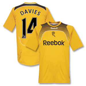 Reebok 08-09 Bolton Wanderers Away Shirt  Davies 14