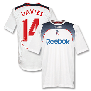 Reebok 08-09 Bolton Wanderers Home Shirt   Davies 14