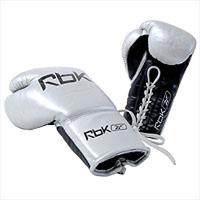 Reebok Amir Khan Replica 10oz Silver Boxing Gloves