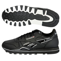 Classic Leather FFC Trainer - Black/Silver.