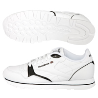 Classic Leather LAT Trainer - White/Black.