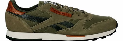 Classic Utility Cargo Green Suede Trainers