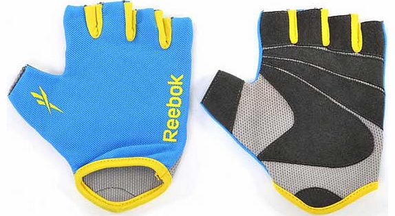 Reebok Cyan Fitness Gloves - Medium