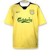 Liverpool FC Away Shirt - 2004/05 with Luis Garcia 10 printing.