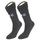 Liverpool Mens Away Change Sock 05/06 - Black/Red/White - Adults Size 7-12.