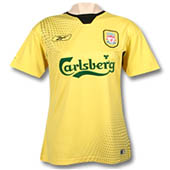 Liverpool Womens FC Away Shirt - Aspen Gold/Black.