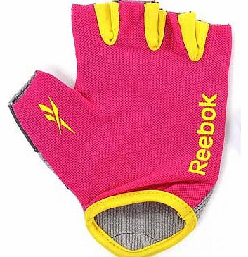 Reebok Magenta Fitness Gloves - Medium
