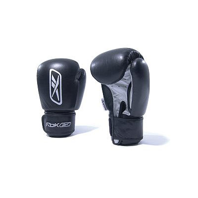 Mens Black Boxing Glove (AQM35039-100 - Mens Black 8oz Glove)