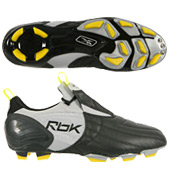 Reebok Mens Strikezone Pro FG Football Boot - Black/Silver/Yellow.