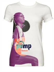 Womens BB Pump Graphic T-Shirt White