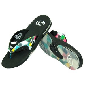 Mens Reef Fanning Flip Flops. Film Strip