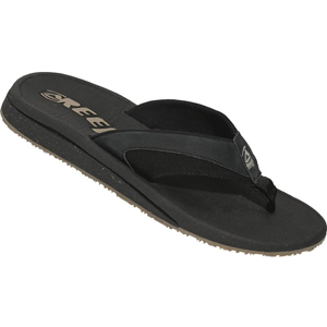 Reef Mens Mens Reef Stash Flip Flops. Black