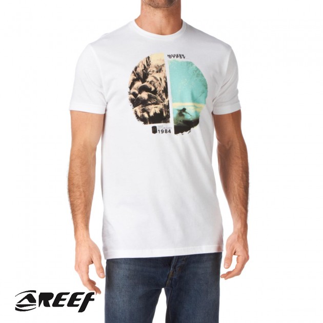 Mens Reef Gypsy Since T-Shirt - White