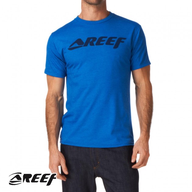 Mens Reef Sea Of Neptune T-Shirt - Royal/Herather