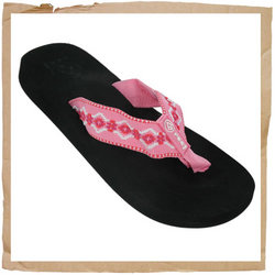 Sandy Flip Flop Black/Pink