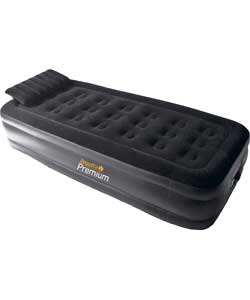 Regatta Flocked Deluxe Single Camping Air Bed