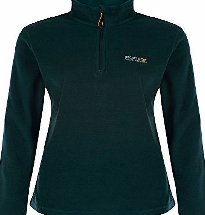 Regatta Great Outdoors Womens/Ladies Sweetheart 1/4 Zip Fleece Top (22) (Deep Teal)