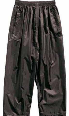 Regatta  CHILDRENS FULLY WATERPROOF TROUSERS - ALL AGES (AGE 9/10, BLACK)