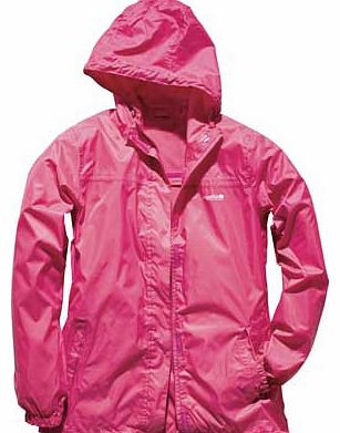 Womens Pink Packaway Jacket - Size 10