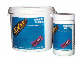 relax Bromine Tablets 20kg (4 x 5kg containers)