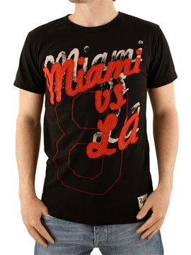 Black Miami Vs LA T-Shirt