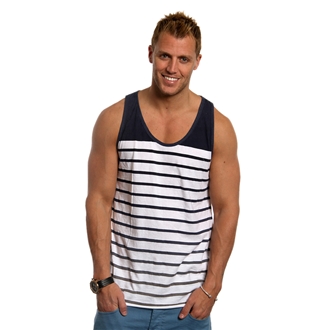 Gradient Stripe Vest