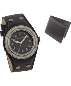 Religion Mens Dreagnought Wallet and Watch Gift