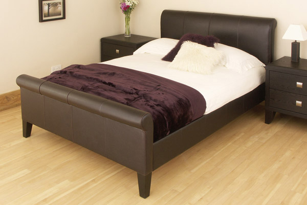 Relyon Beds Sedona Leather Bed Frame Double 135cm