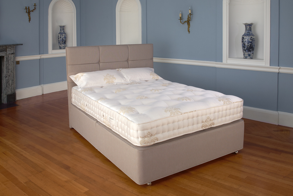 Marlow Pocket 1400 Divan Bed, Double, No