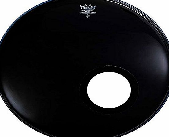 REMO P3-1022-ES-DM - POWERSTROKE 3 22 RESONANT - EBONY Drum accessories Bass drum heads