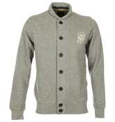 Grey Buttoned Sweatshirt