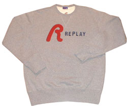 Replay R logo front sweatshirt