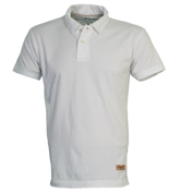 White Jersey Polo Shirt