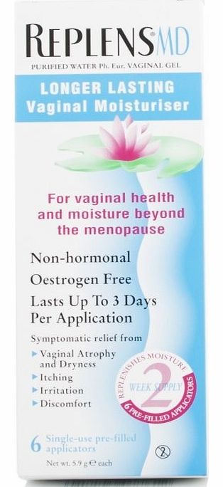 MD Vaginal Moisturiser 6 Applicator Pack