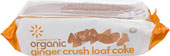 Organics Ginger Crush Loaf Cake