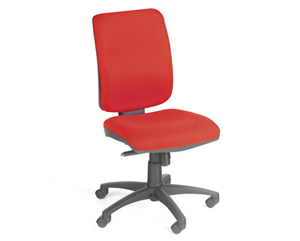 High back synchronised operator chair with anti-shock feature. Hand finished by master craftsmen. Ge