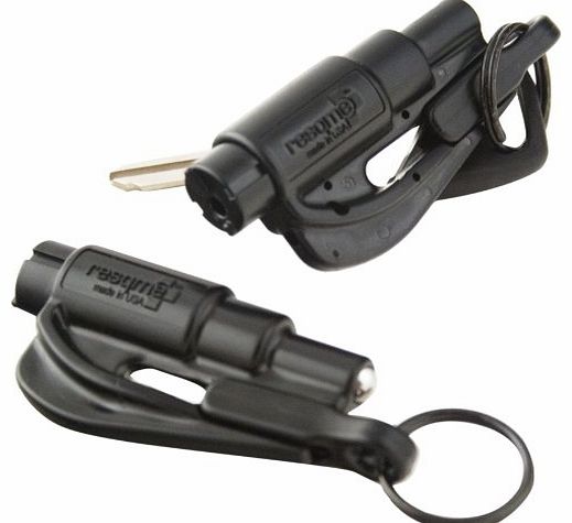  Car Escape Tool with Clip Black (Pack of 2)