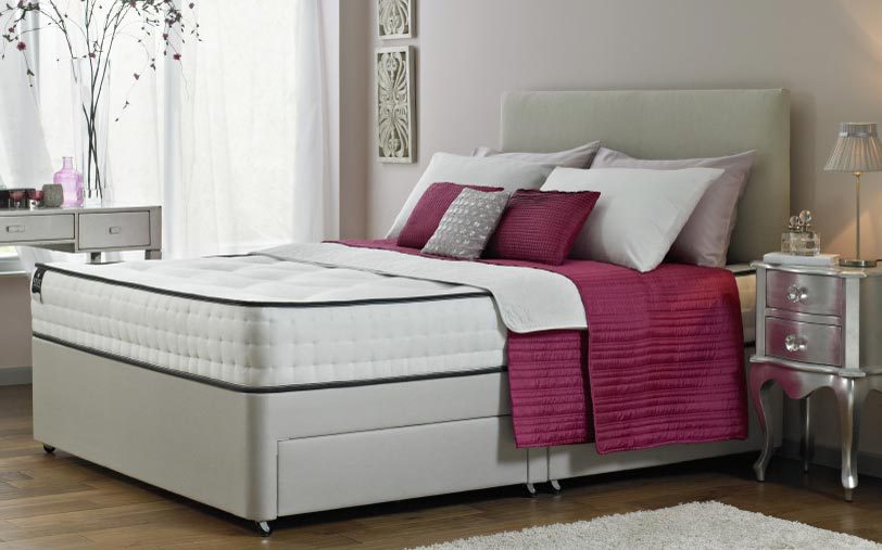 Turin Ortho Divan Bed, Superking,