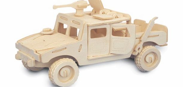 Retail Zone Jeep 4x4 3D Wooden Modelling Kit Model Jigsaw Puzzle