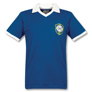 Retake 1960and#39;s Brasil Retro Shirt - Blue