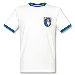 Retake 1970` England Home Retro Shirt - White