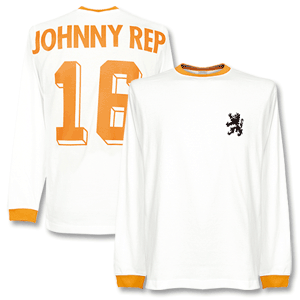 Retake 1970` Holland Away L/S Retro Shirt   Johnny Rep No. 16