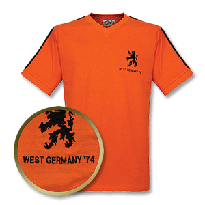 Retake 1970 Holland Home Shirt   1974 WC Germany Embroidery