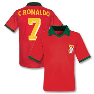Retake 1970` Portugal Home Retro Shirt   C.Ronaldo No.7